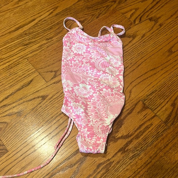 Stella Cove Girl’s Pink Printed One Piece Size 8 - Picture 1 of 4
